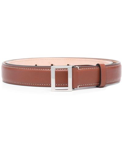 Acne Studios Buckle-fastening Leather Belt - Pink
