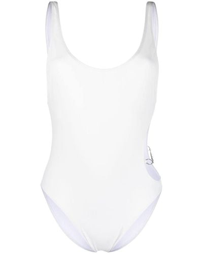 DIESEL Cut-out Swimsuit - White