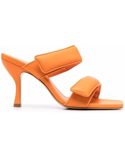 Gia Borghini Double-strap Leather Sandals - Pink