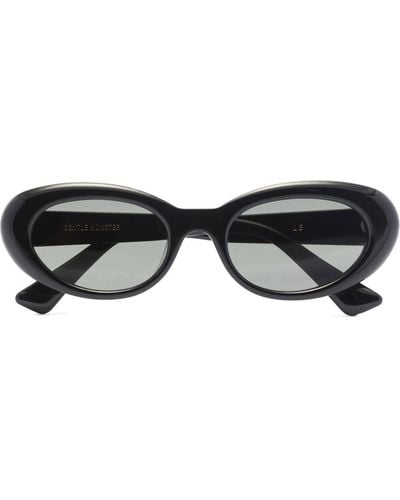 Gentle Monster Le 01 Oval-frame Sunglasses - Black