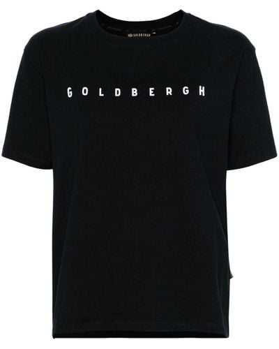 Goldbergh Ruth T-Shirt mit Rundhalsausschnitt - Schwarz