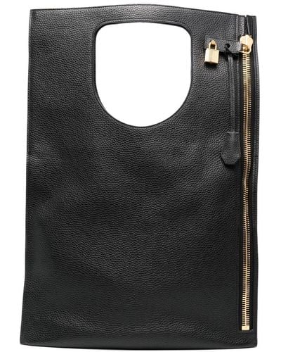 Tom Ford Alix Leather Handbag - Black