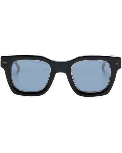 Philipp Plein Rock Superhero Square-frame Sunglasses - Blue