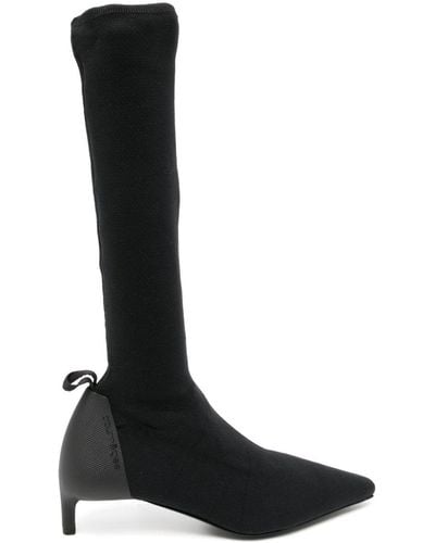 Courreges Scuba Stretch 40mm Boots - Black