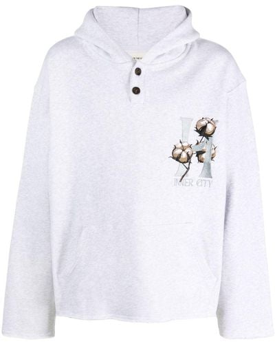 Honor The Gift Cotton H hoodie - Bianco