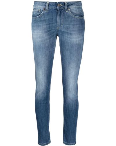 Dondup Mid-rise Skinny Jeans - Blue