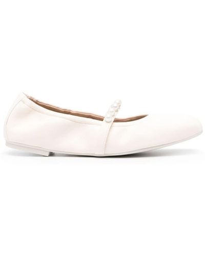 Stuart Weitzman Goldie Ballerina Shoes - Natural
