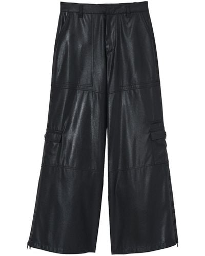 Marc Jacobs Wide-leg Cargo Trousers - Blue