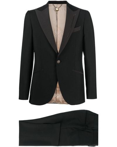 Maurizio Miri Costume à veste à simple boutonnage - Noir