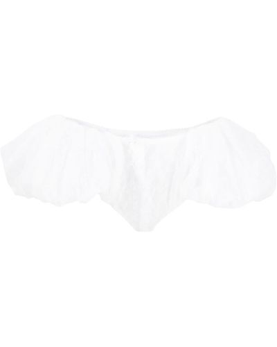 Jacquemus Le Short Chouchou Embroidered Shorts - White