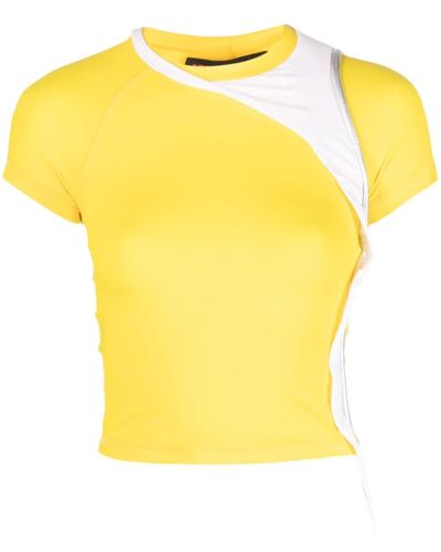 OTTOLINGER Cropped-Hemd mit Riemen - Gelb