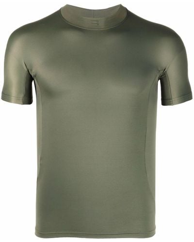 Balenciaga T-shirt aderente Sporty B - Verde