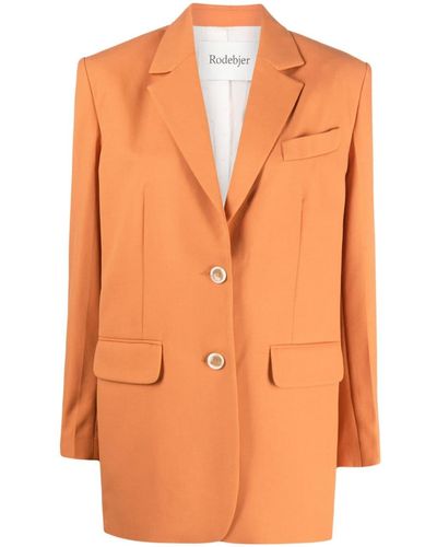 Rodebjer Blazer Vera con botones - Naranja