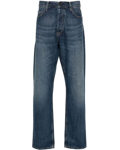 Carhartt Halbhohe Marlow Straight-Leg-Jeans - Blau