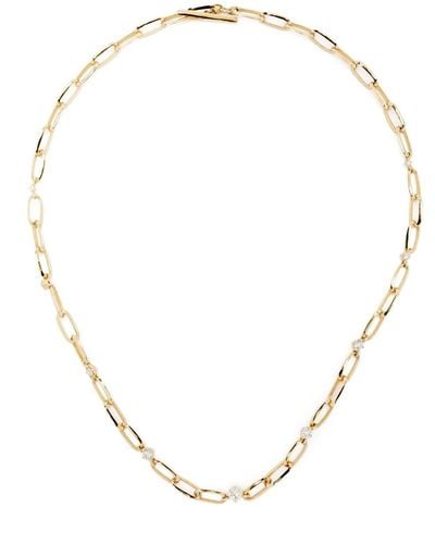 Lizzie Mandler Collar en oro amarillo de 18kt con diamantes - Neutro