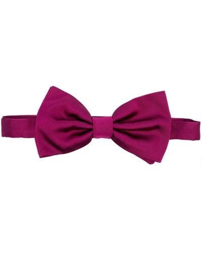 Dolce & Gabbana Silk Bow-tie - Purple