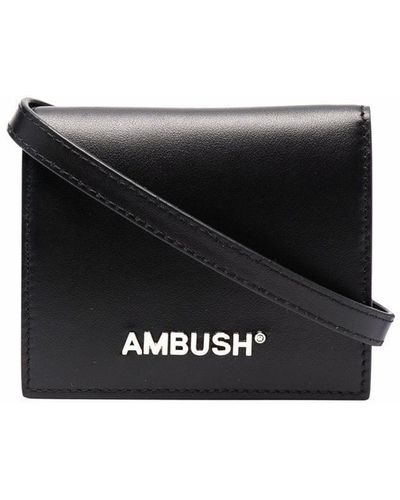 Ambush Porte-cartes à logo imprimé - Noir