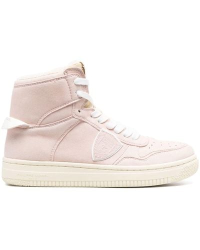 Philippe Model Lyon High-top Sneakers - Pink