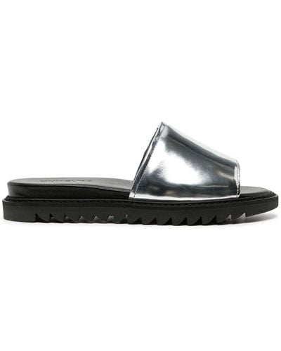Onitsuka Tiger Slider-s Metallic Sandals - Black