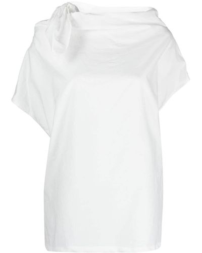 Christian Wijnants Tantral Draped Top - White