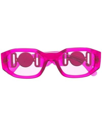 Versace Medusa-detail Sunglasses - Pink