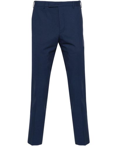 PT Torino Pressed-crease Trousers - Blue