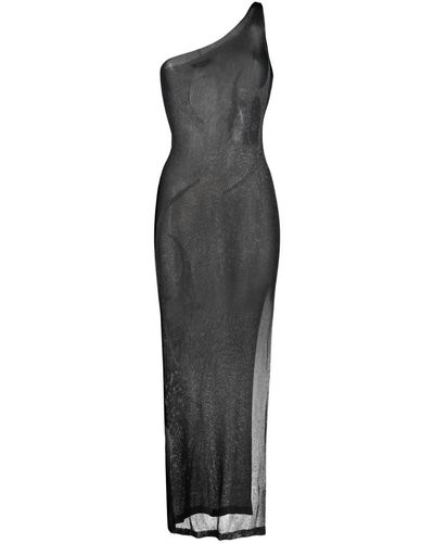 MISBHV Semi-sheer Sleeveless Dress - Black