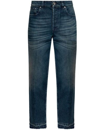 Lanvin Jeans mit Logo-Patch - Blau