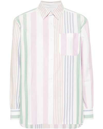 A.P.C. Sela Striped Cotton Shirt - White