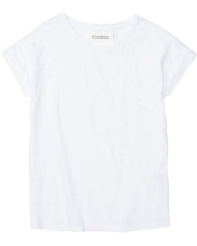 Closed Easy Short-sleeve Cotton T-shirt - White