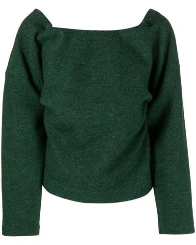 Litkovskaya Lace-up Detail Sweater - Green