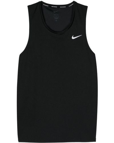 Nike Swoosh-detail Tank Top - Black