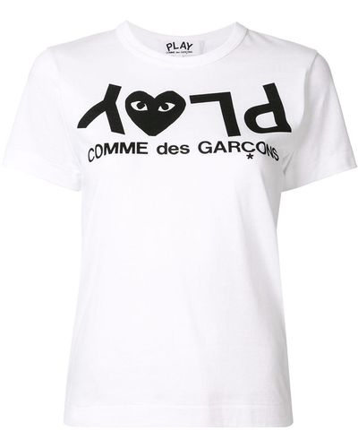 COMME DES GARÇONS PLAY リラックスフィット Tシャツ - ホワイト