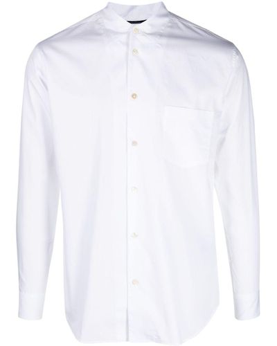 Tintoria Mattei 954 Long-sleeve Cotton Shirt - White
