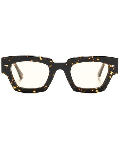 Ahlem Villette Geometric-frame Sunglasses - Brown