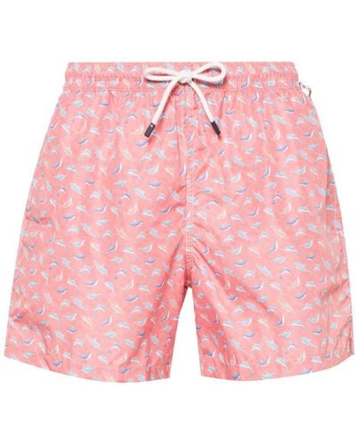 Fedeli Madeira Swim Shorts - Pink