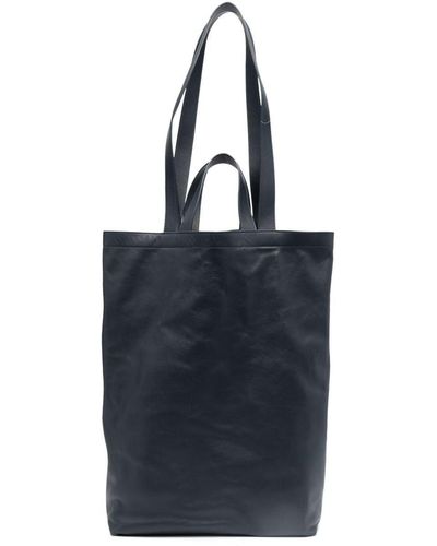 Marsèll Open-top Leather Tote Bag - Blue