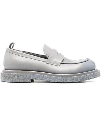 Officine Creative Ombré Spray-paint Effect Loafers - Gray