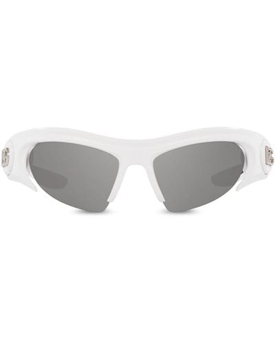 Dolce & Gabbana Dg Toy Half-rim Sunglasses - Grey