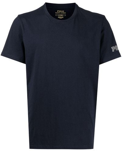 Polo Ralph Lauren Logo-print Short-sleeved T-shirt - Blue