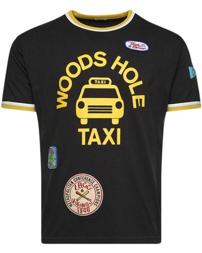 Bode Discount Taxi Tシャツ - ブラック