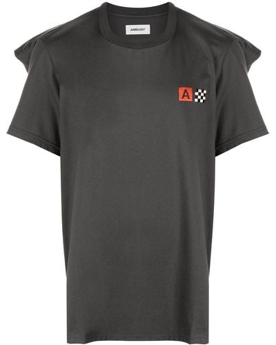 Ambush T-Shirt im Layering-Look - Grau