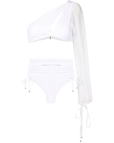 Amir Slama Set bikini monospalla - Bianco