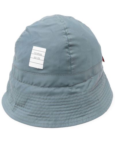 Thom Browne 4-bar Bucket Hat - Blue