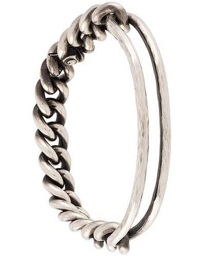 Werkstatt:münchen Asymmetric Chain Bracelet - Metallic