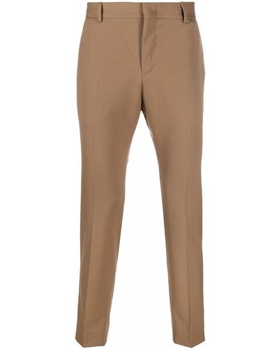 PT Torino Pantalon fuselé en laine stretch - Neutre