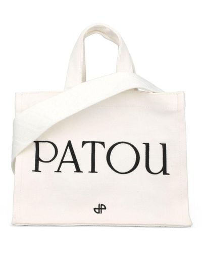 Patou Handtasche aus Bio-Baumwolle - Natur