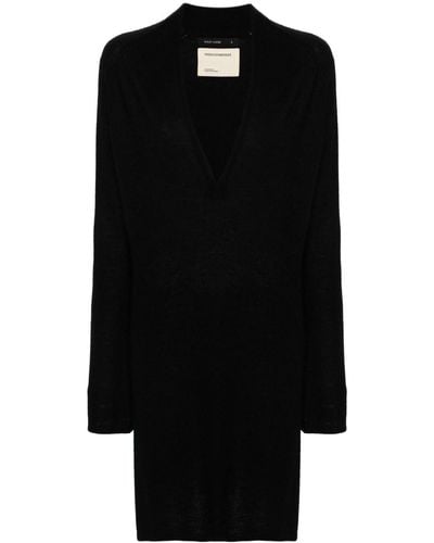 Frenckenberger Fine-knit Cashmere Dress - Black
