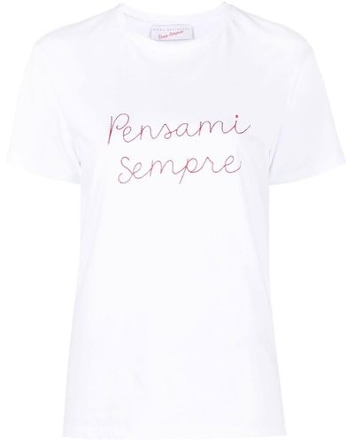 Giada Benincasa スローガン Tシャツ - ホワイト