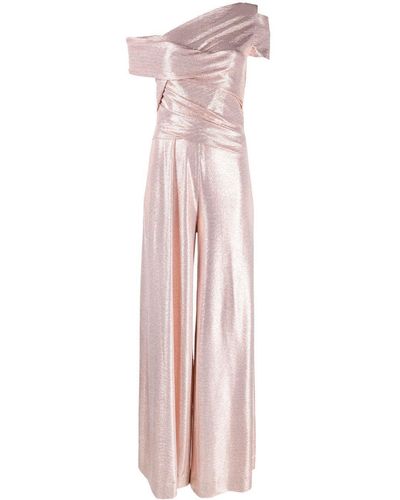 Pink Talbot Runhof Jumpsuits and rompers for Women | Lyst